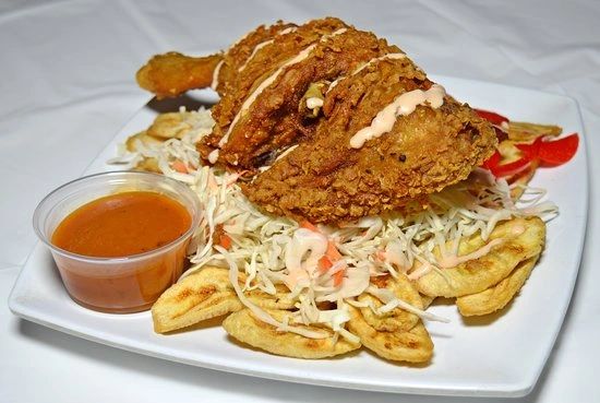 Pollo Con Tajadas Pollo Con Tajadas