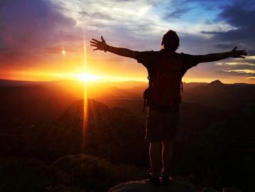 Enjoy the best night hiking tours in Red Rock Country with our team of Sedona Hiking Guides.