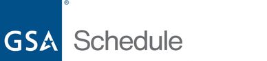 GSA Schedule logo with blue and gray text.