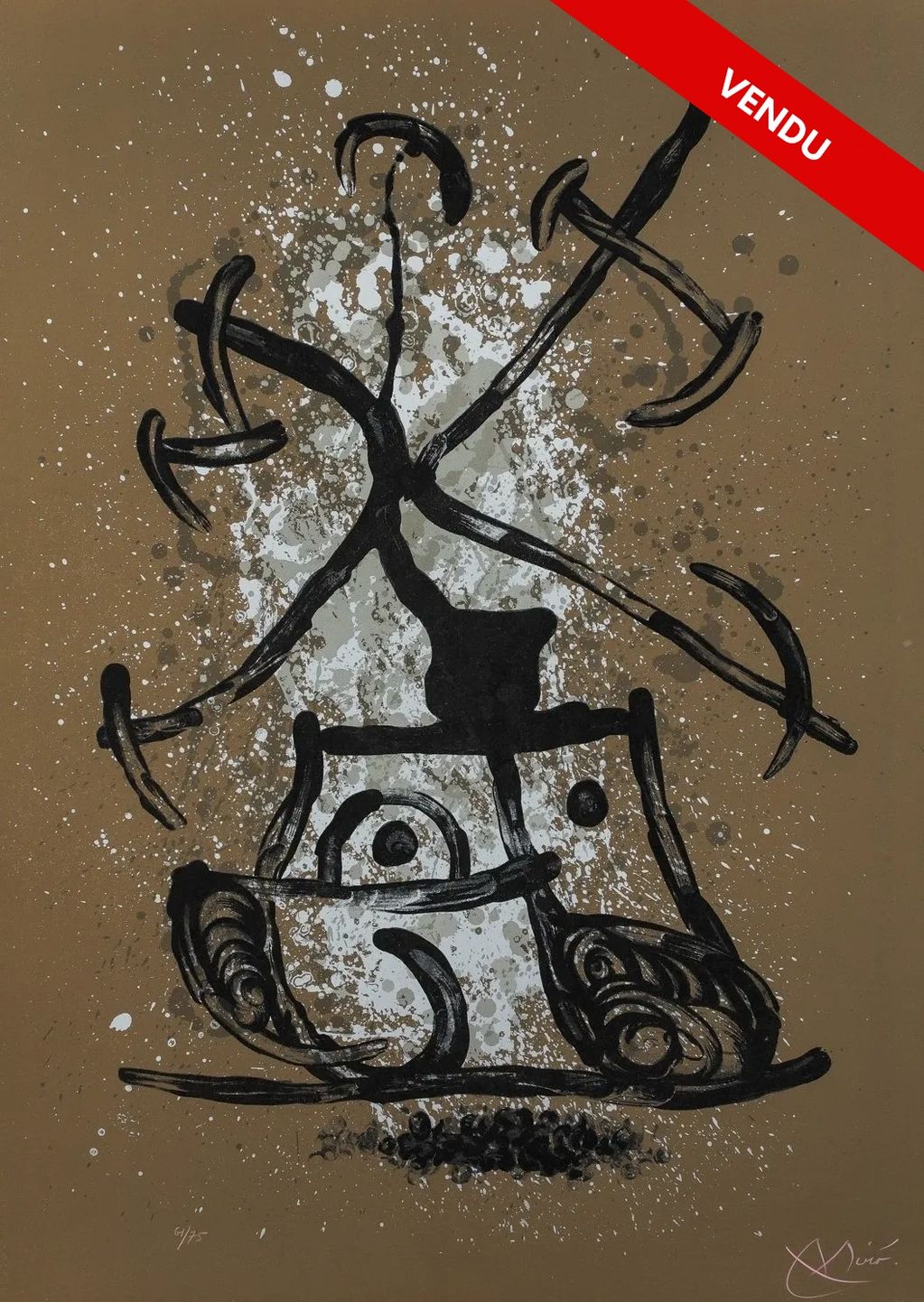 Joan Miró - L'entraineuse brun