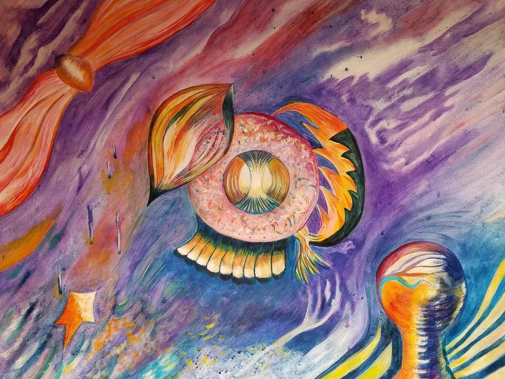 Self-Portrait
Acrylic on Canvas
16" x 20"