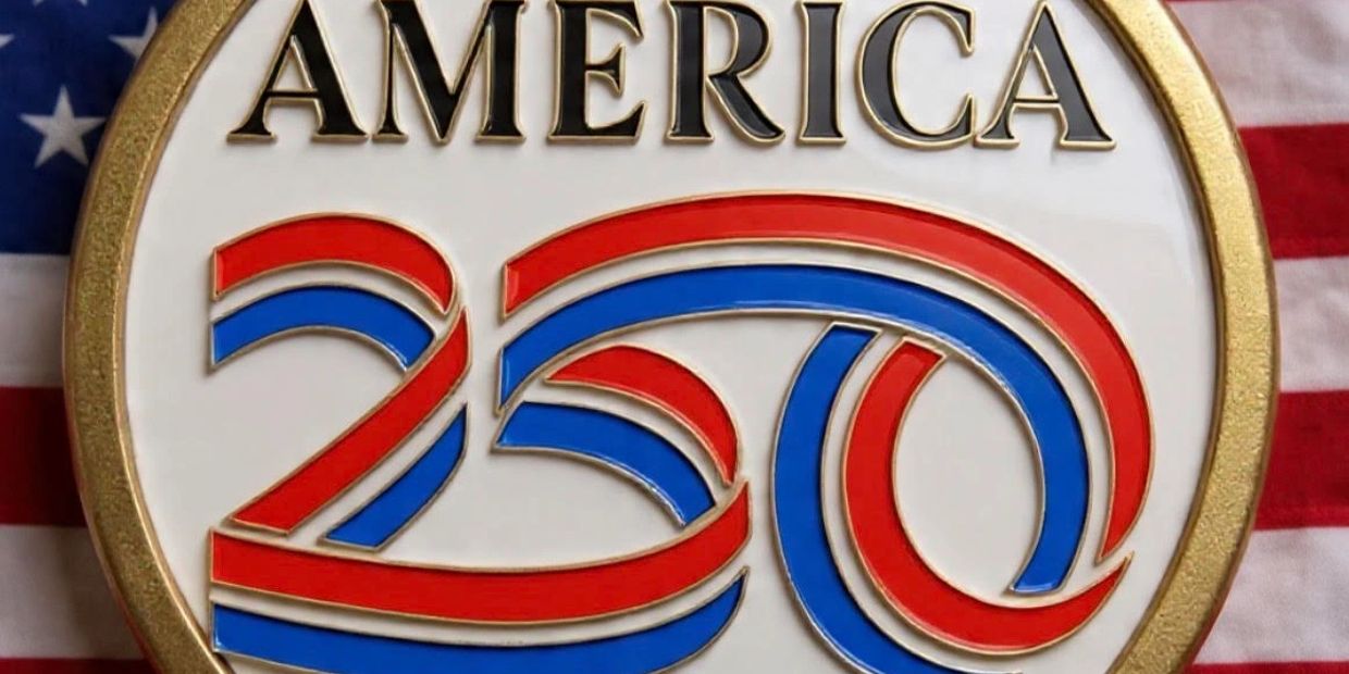 America 250 commemorative design.