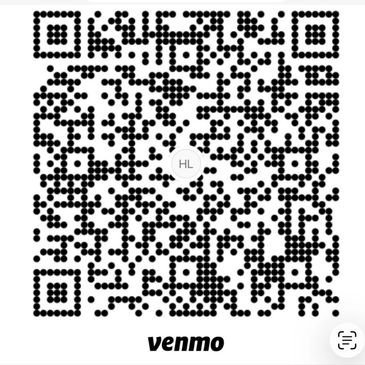 A dotted QR code for Venmo.