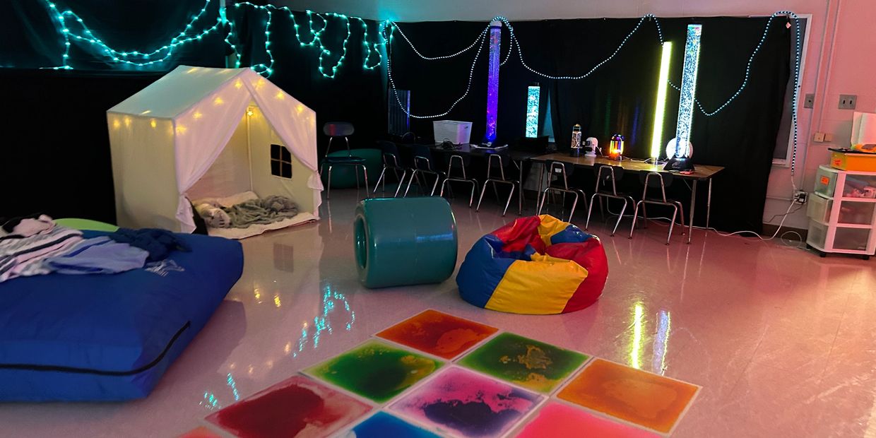 Sensory room for Special Needs Summer Camp 2024
