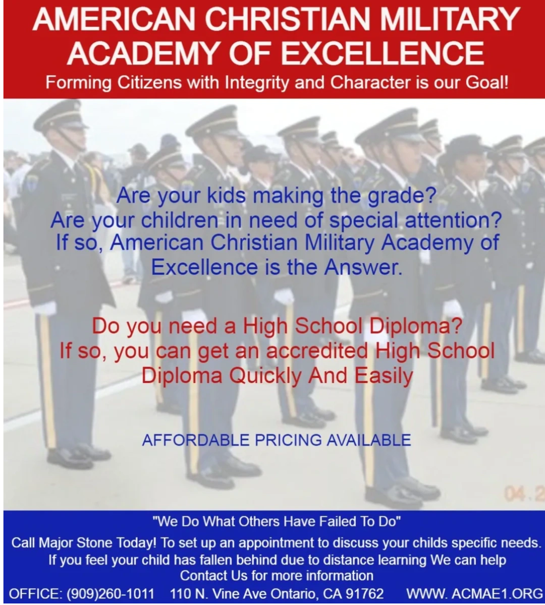 Discipline - American Christian Military Academy Of Excellence