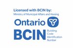 Ontario BCIN logo with Ministry of Municipal Affairs and Housing.