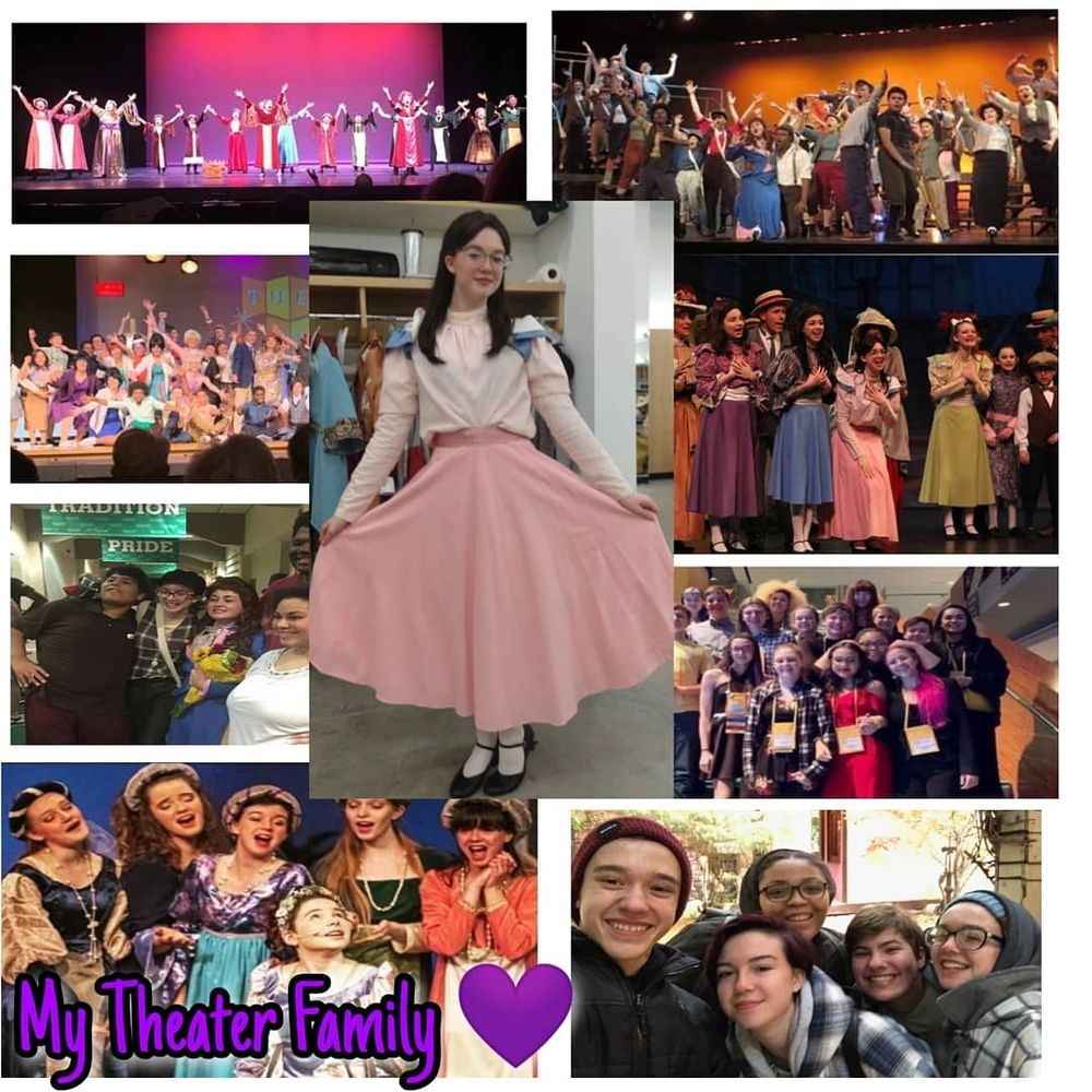 Pictures of me in costume and on stage
