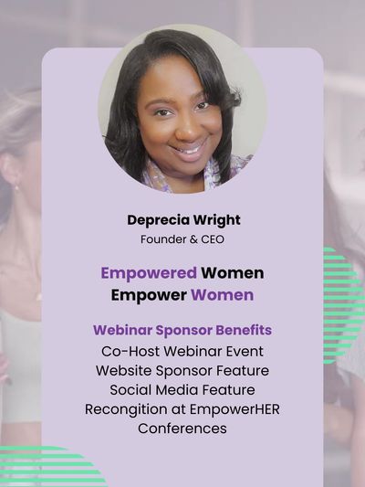 EmpowerHER Webinar Sponsor Benefits