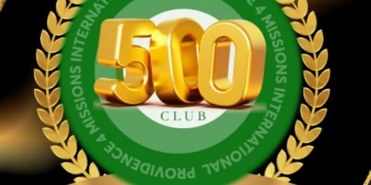 Golden 510 Club emblem with laurel wreath and green background.