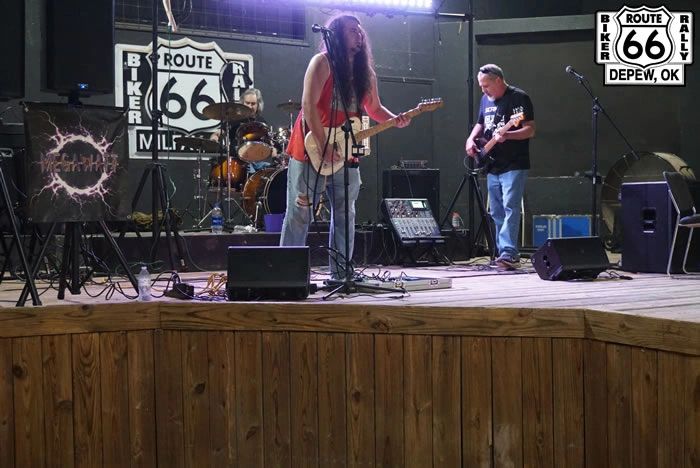 New Dynasty playing the Route 66 Biker Rally