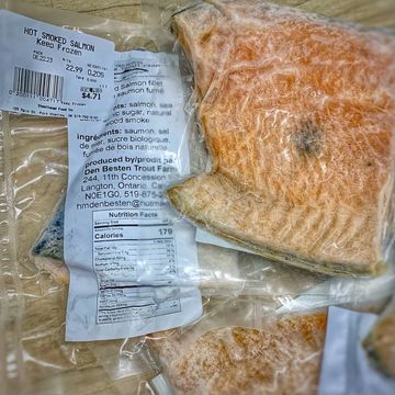 CDN ATL HOT SMOKED SALMON PORTIONS - FROZEN IVP