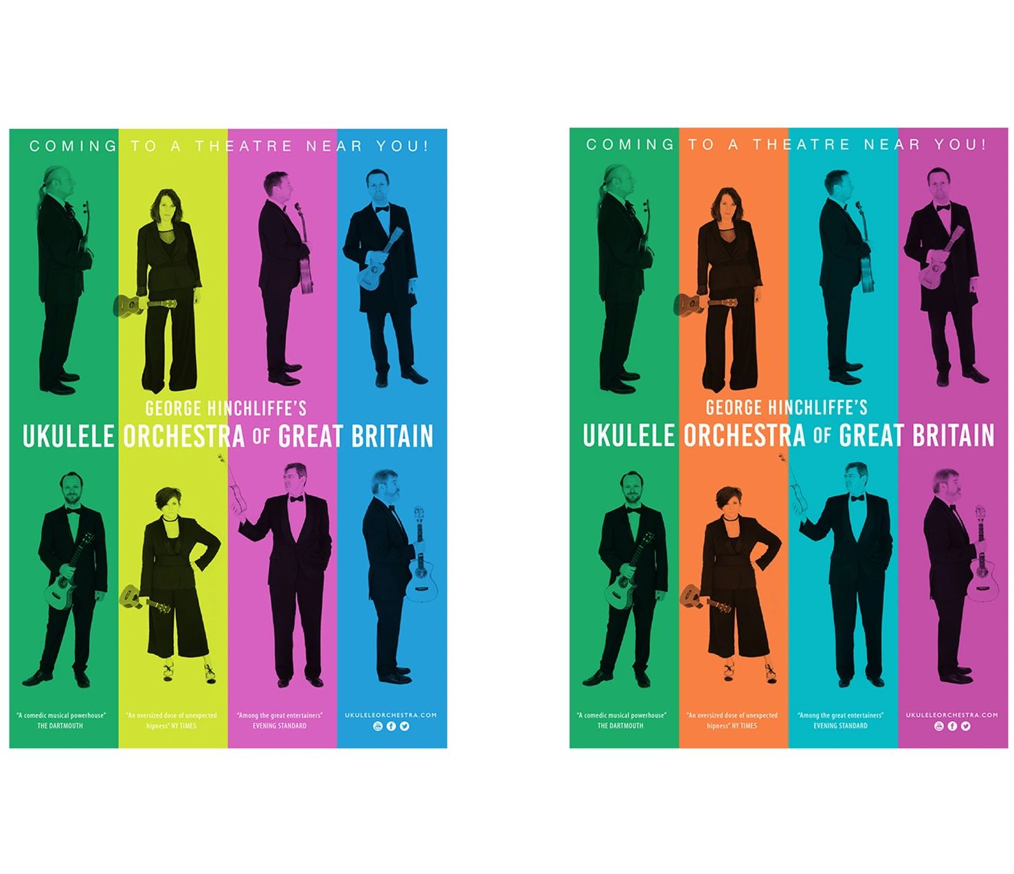 Kate Barsby
The Ukulele Orchestra of Great Britain.
Tour Poster design. Cd cover design.