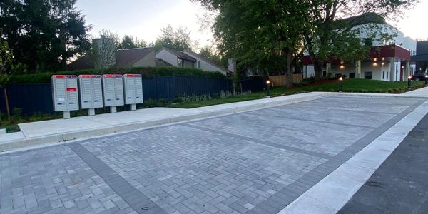 paver parking