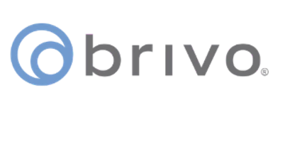 Brivo company logo with a blue circular design.