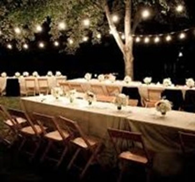 Tent String Globe Lighting - A to Z Event Rentals, LLC.