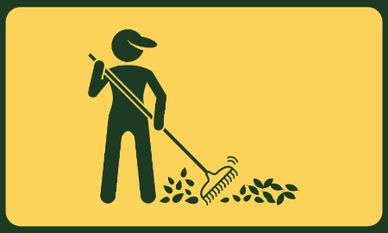 Veteran Lawn Services Spring and Fall Clean Up Logo