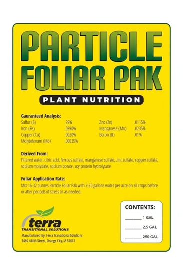 Particle Foliar Pak
