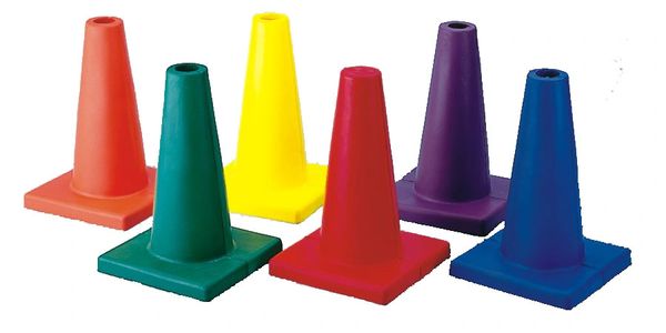 safety traffic training cone educational cone school cone USA pe cone Japan  soft durable cone 