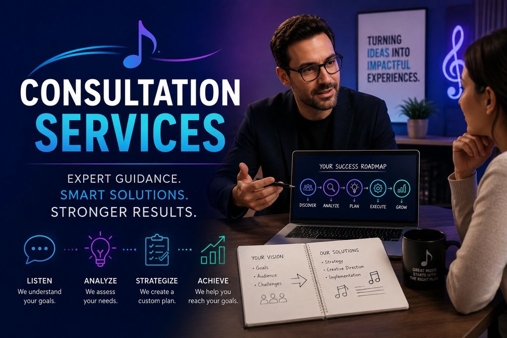 Consultation services offering expert guidance with a success roadmap for achieving goals.
