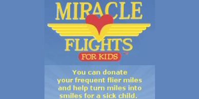 Miracle flights for kids charity