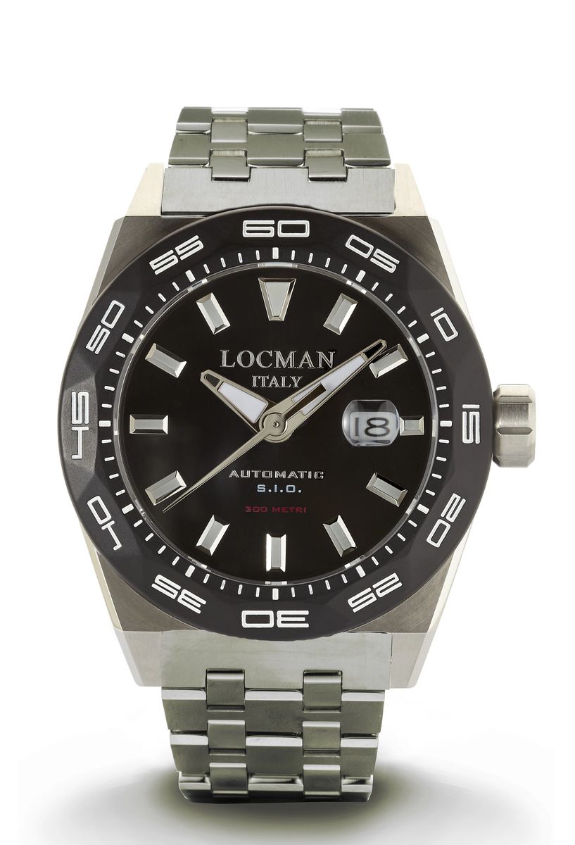 Locman Stealth 300 MT Auto Watch Steel Bracelet
