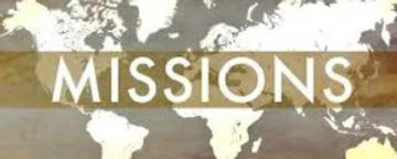 The word 'MISSIONS' over a world map background.