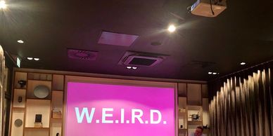 Slide about WEIRD from talk in Glasgow