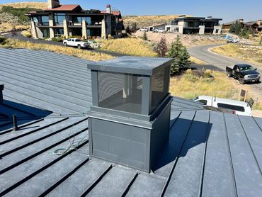 Chimney renovation in Park City, UT/USA