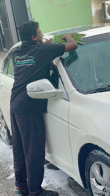 Ultra Car Wash & Car Polish performed at The Auto Guys Car Garage in Dubai