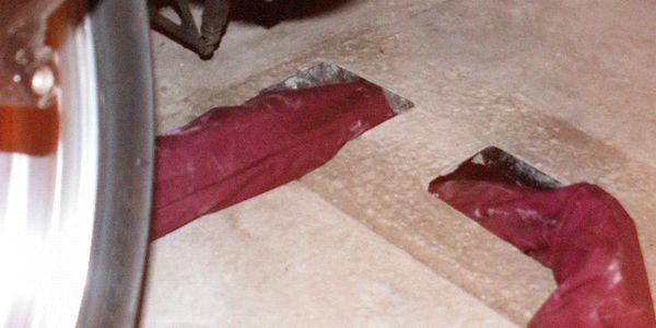 security ground anchor installation