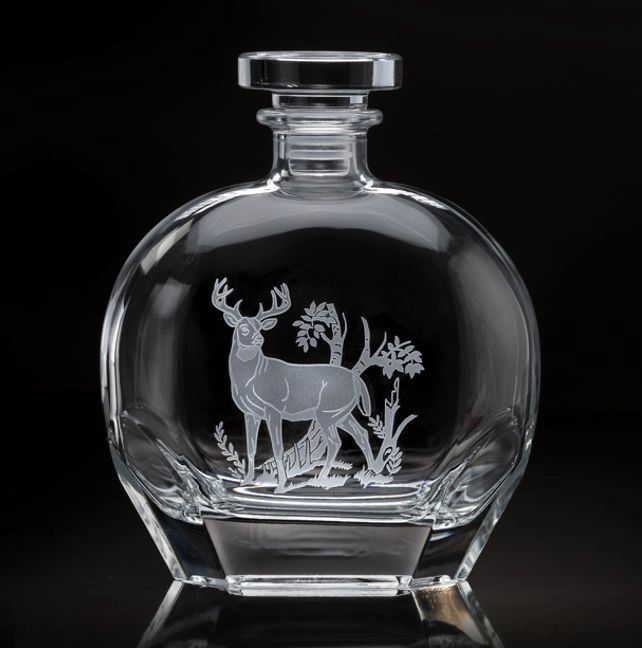 Julie Wear Buck Round Decanter