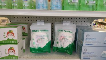 KN95 masks  gloves alcohol sanitizer 