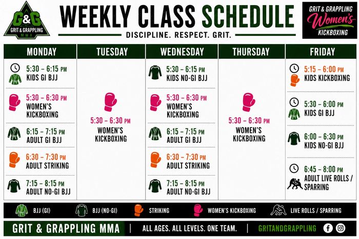 This is our current fall schedule 2026