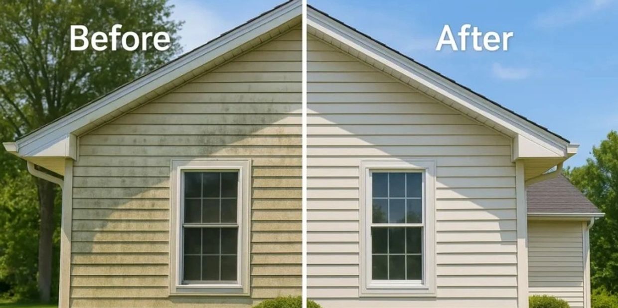 Professional power washing in Cary, Apex, Holly Springs NC. House siding, decks, driveways, patios, 