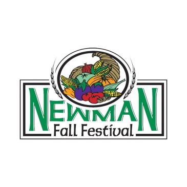 Newman Fall Festival logo with a cornucopia and vegetables.