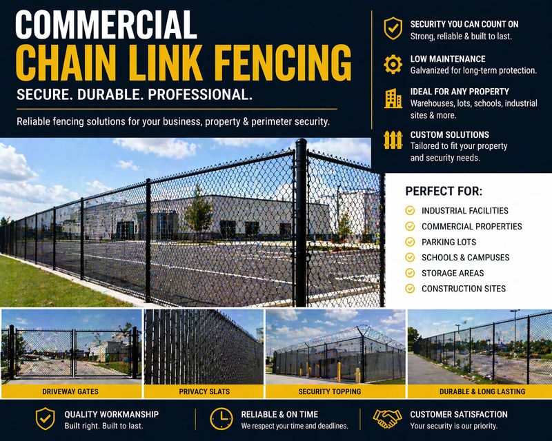 chain link fence install Charlotte county 