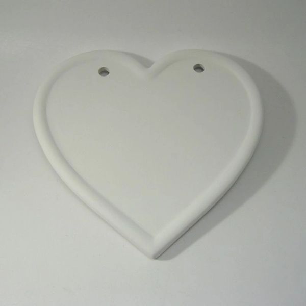 Ceramic Heart Plaque 18cm 