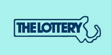 The Lottery logo in blue and white.