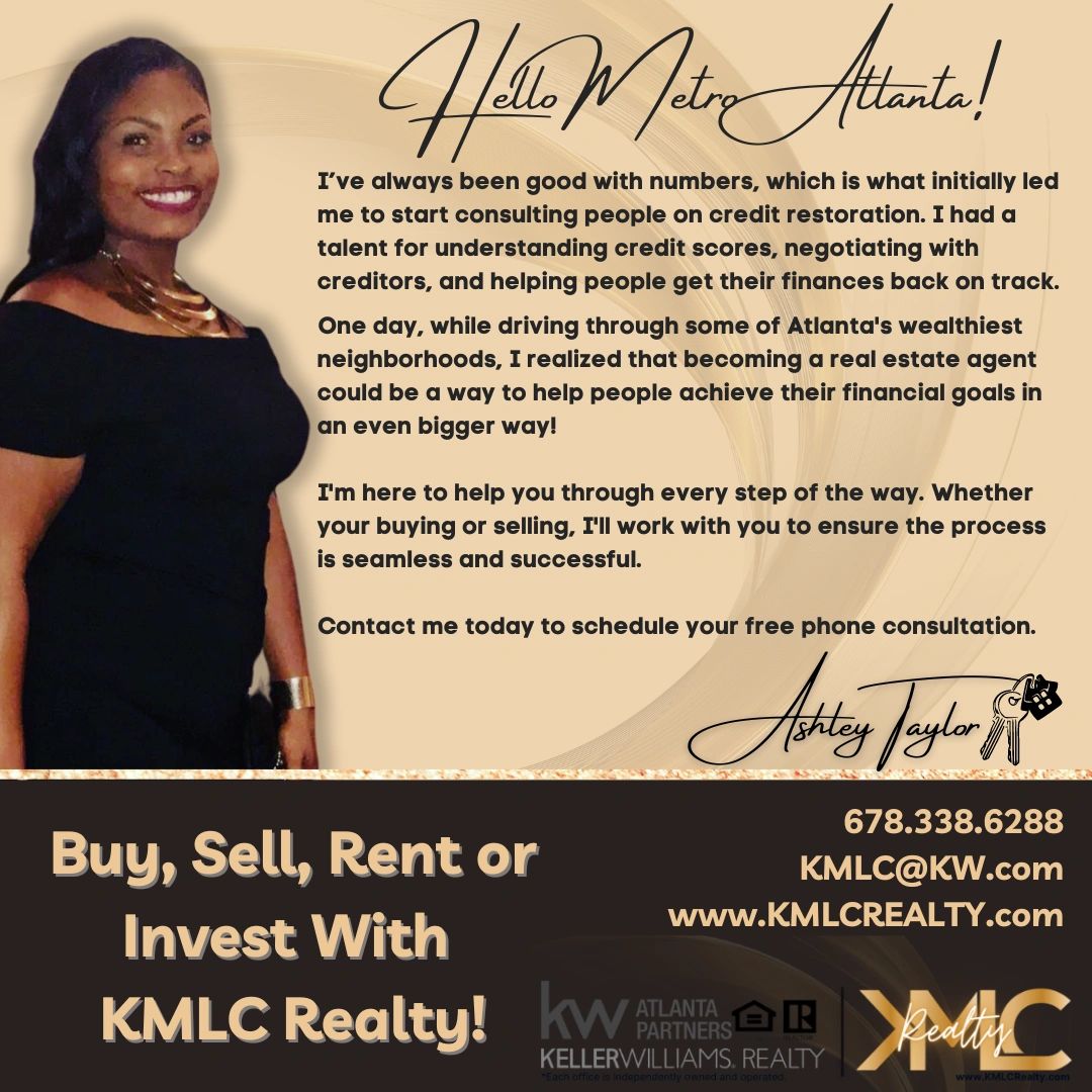 Atlanta Real Estate Agent, Realtor Ashley Taylor