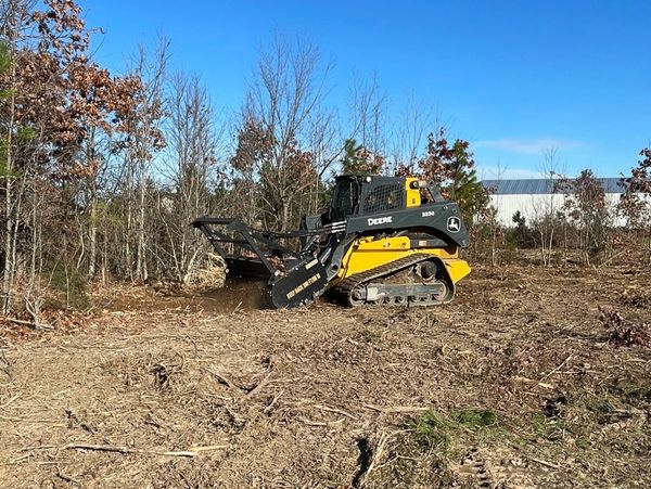 Skid Steer land clearing brush