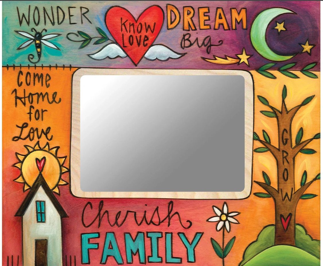Sincerely Sticks Printed Small Mirror.
