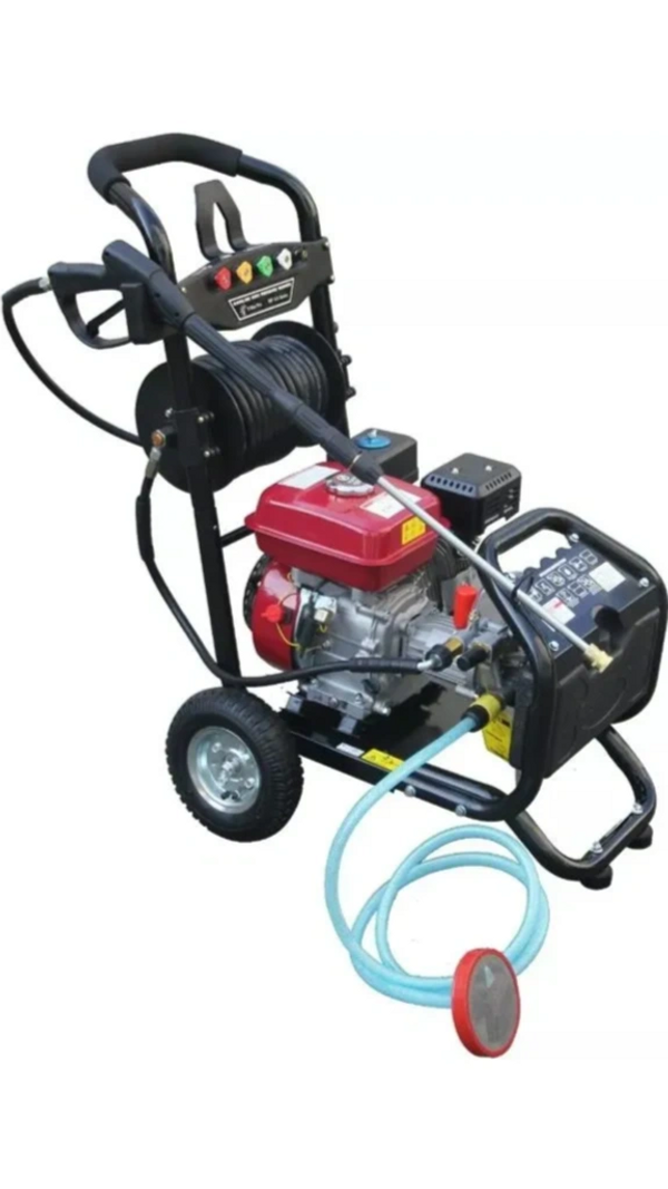 Petrol Pressure washer inc. Drain Cleaning Hose