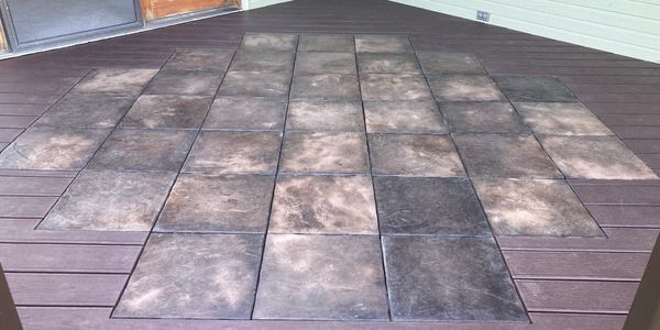 DekTek Concrete Tile inlay
