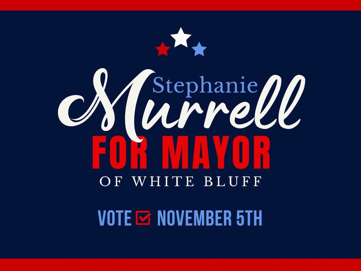 Murrell for Mayor campaign sign.