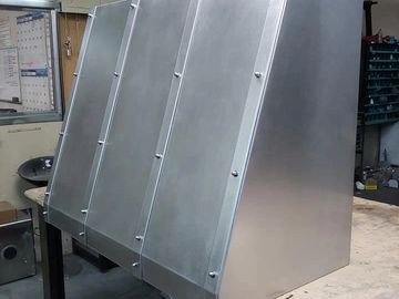 Okanagan Stainless Kelowna Stainless Steel Custom Welded Hood Shroud Exhaust Stainless Steel Kelowna