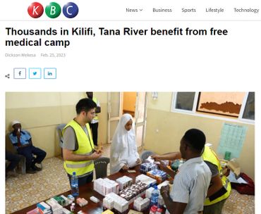 Article posted on the Kenya Broadcasting Corporation (KBC) website about Omeriye Foundation 