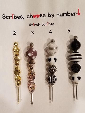 Lovely Lavender Cookie Scribe, Colorful Scribes, Cookie Tool, 4in Scribes,  6in Scribes, Macaron Scribe, Beaded Scribe Tool, Sunflower 