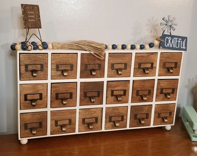 DIY Dollar Tree Apothecary Shelf