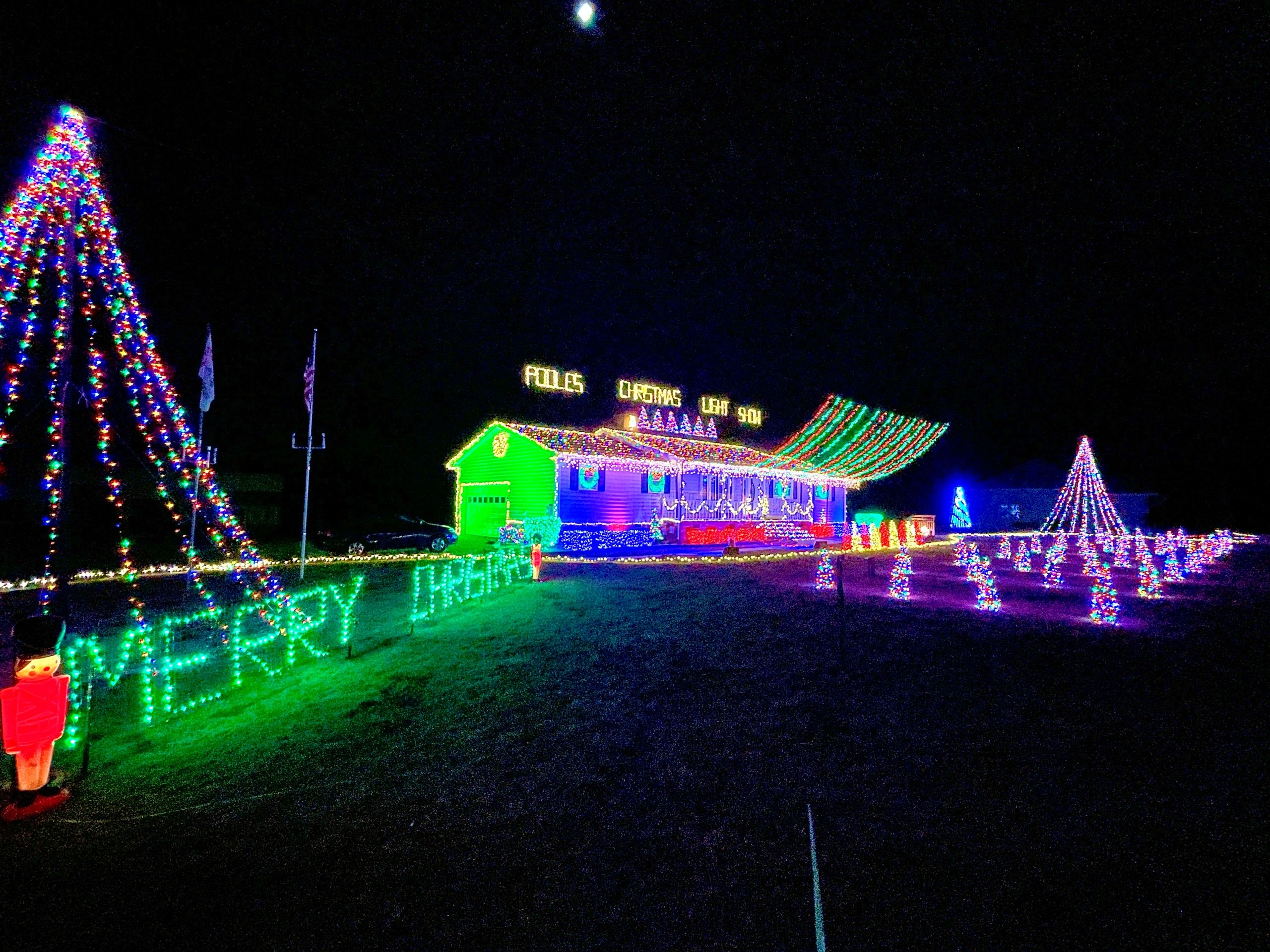 Pooles Light Show in Enoree, South Carolina