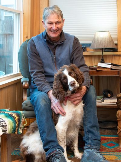 PT Inventor and Builder, Tony Quicksell, with his best friend, Nellie